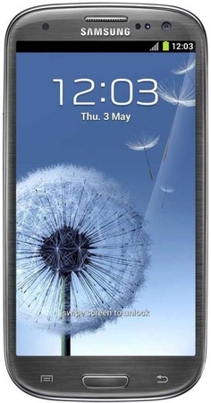 Смартфон Samsung Galaxy S3 GT-I9300 16Gb Titanium grey - Магнитогорск